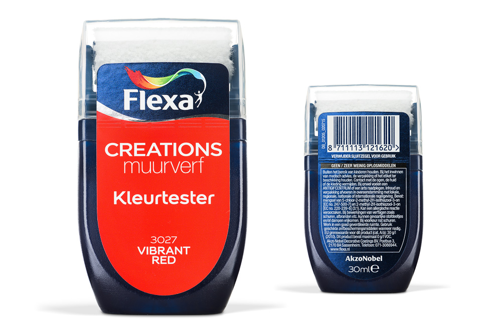 Flexa verftesters op witte achtergrond