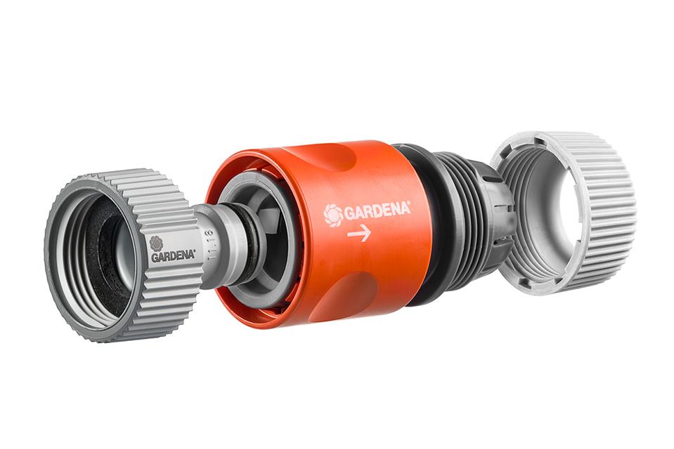 Gardena tuinslang connector, Exploded View